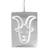 Design Letters Capricorn Zodiac Charm - Silver