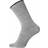 Egtved Wool No Elastic Rib Socks - Gray