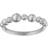 ByBiehl Pebbles Band Ring - Silver/Transparent