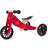 Kinderfeets 2-i-1 trehjuling Tiny Tot, röd