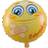 Folat folieballong Bli bättre 45 cm gul