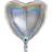 Silverglittrigt Hjärta Heliumballong