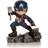 Statyett IRON STUDIOS Mini Co. Deluxe Marvel's Captain America PVC 15 cm