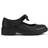 Geox Casey Bow Leather School Shoes - Black