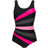 Abecita Action Swimsuit - Black/Pink