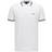 Hugo Boss Stretch Cotton Slim Fit Curved Logo Polo Shirt - White