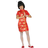 Th3 Party Chinese Woman Costume for Children Red