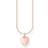 Thomas Sabo Charm Club Delicate Heart Necklace - Rose Gold
