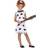 Th3 Party Cave Dweller Woman Costume for Children White