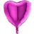 Grabo Folieballong Hjärta Violett