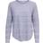 Only Caviar Texture Knitted Pullover - Blue/Cosmic Sky