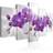 Arkiio Abstract Garden Purple Orchis Framed Art 100x50cm