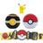 Jazwares Pokemon Clip N Go bälte med Pikachu, Poké Ball och Luxury Ball