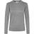 Saint Tropez Mila Pullover Sweaters - Mist Grey Melange
