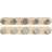 Dkd Home Decor Väggmonterad rockhängare Tropiskt Trä MDF (48 x 6 x 7.5 cm) (2 pcs) Klädkrok