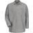 Red Kap Industrial Long Sleeve Work Shirt - Light Grey