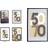 "Fotoram för upphängning Svart MDF (62,5 x 2,5 x 92,5 cm) (1 uds) Ram