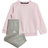 adidas Infant Girl's Essentials Logo Sweatshirt & Pants Gender Neutral - Clear Pink/White (HM6598)