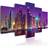 Arkiio Purple Nights 100x50 Tavla 100x50cm