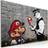 Arkiio Tavla Super Mario Mushroom Cop By Banksy Tavla