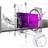 Arkiio Foto på akryl Purple Expression [Glass] 100x50 Tavla