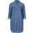 Vero Moda Silla LS Short Dress - Medium Blue Denim