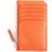 Royce New York Zip Leather Card Case - Burnt Orange