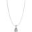 Smykkekæden Chain Necklace - Silver/Transparent
