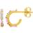 Hultquist Lilibet Earrings - Gold/Purple/Transparent