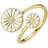 Lund Copenhagen Marguerit Ring - Gold/White