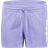 adidas Women's Essential Slim Logo Shorts - Light Purple/White