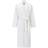 Hugo Boss Waffle Piqué Dressing Gown with Logo Embroidered Collar - White
