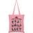 Spooky Cat A Guide To Horoscopes Tote Bag (One Size) (Pale Pink)
