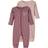 Name It Baby Girls Heart Leopard Rompers 2 Pack - Rose Taupe (13206277)