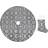 vidaXL Julgranskrage lyxig med grå strumpa 122 cm tyg Julgran