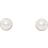 Snö of Sweden Laney Earrings 8mm - Silver/Pearls