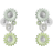 Georg Jensen Stine Goya Daisy Earrings - Silver/White/Green