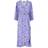 Pieces Harmony Wrap Dress - Purple Opulence