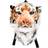 Bengal Orange Tiger Animal Head Backpack and Wall Mount Black/Orange/White One-Size