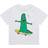 Stella McCartney Baby Printed Cotton T-shirt - Crocodile on a Skateboard (P00650513)