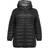 Only Curvy Long Quilted Jacket - Black/Black