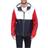 Tommy Hilfiger Colorblock Hooded Rain Jacket - Midnight/Ice/Red