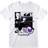 Hawkeye Unisex T-Shirt för vuxna White/Black/Purple