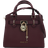 Michael Kors Hamilton Small Grained Leather Satchel Crossbody Bag - Red