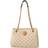 Versace White Quilted Nappa Leather Medusa Tote Handbag