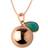 Bola We Love You Forever Pendant - Rose Gold/Green