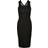 Urban Classics Ladies Long Sleeveless Rib Dress - Black