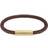 HUGO BOSS Braided Bracelet - Gold/Brown