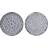 Dkd Home Decor Grå Metall Vit Järn Mandala Arab (2 antal) (60 x 2 x 60 cm) Väggdekor