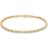 Mads Z Tennis Bracelet - Gold/Transparent